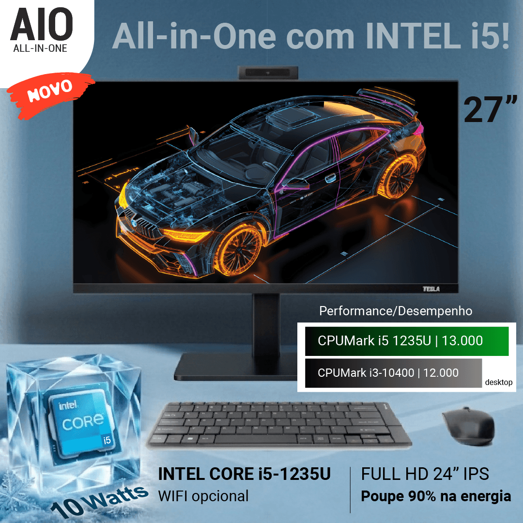Computer All-in-One - AIO-27-i5-1235