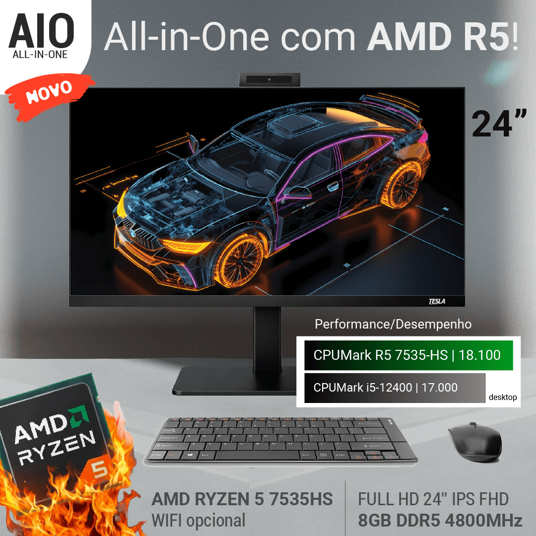 Computer All-in-One - AIO-24-R5-7535HS