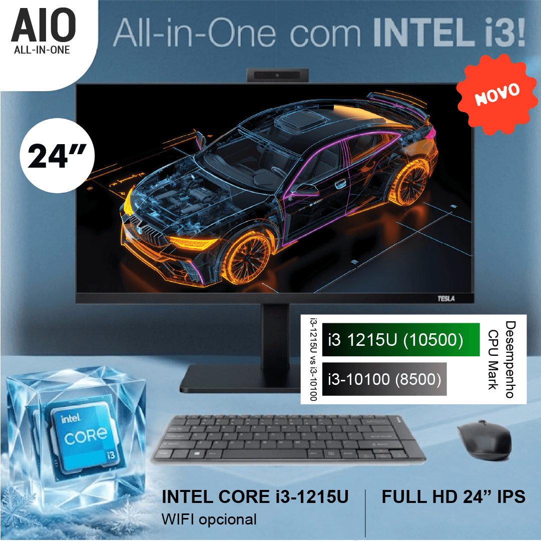 Computer All-in-One - AIO-24-i3-1215